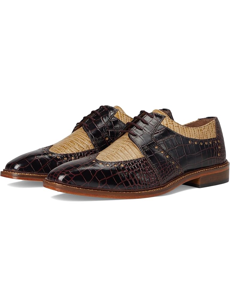 Taupe Stacy Adams Travato Wingtip Lace-Up