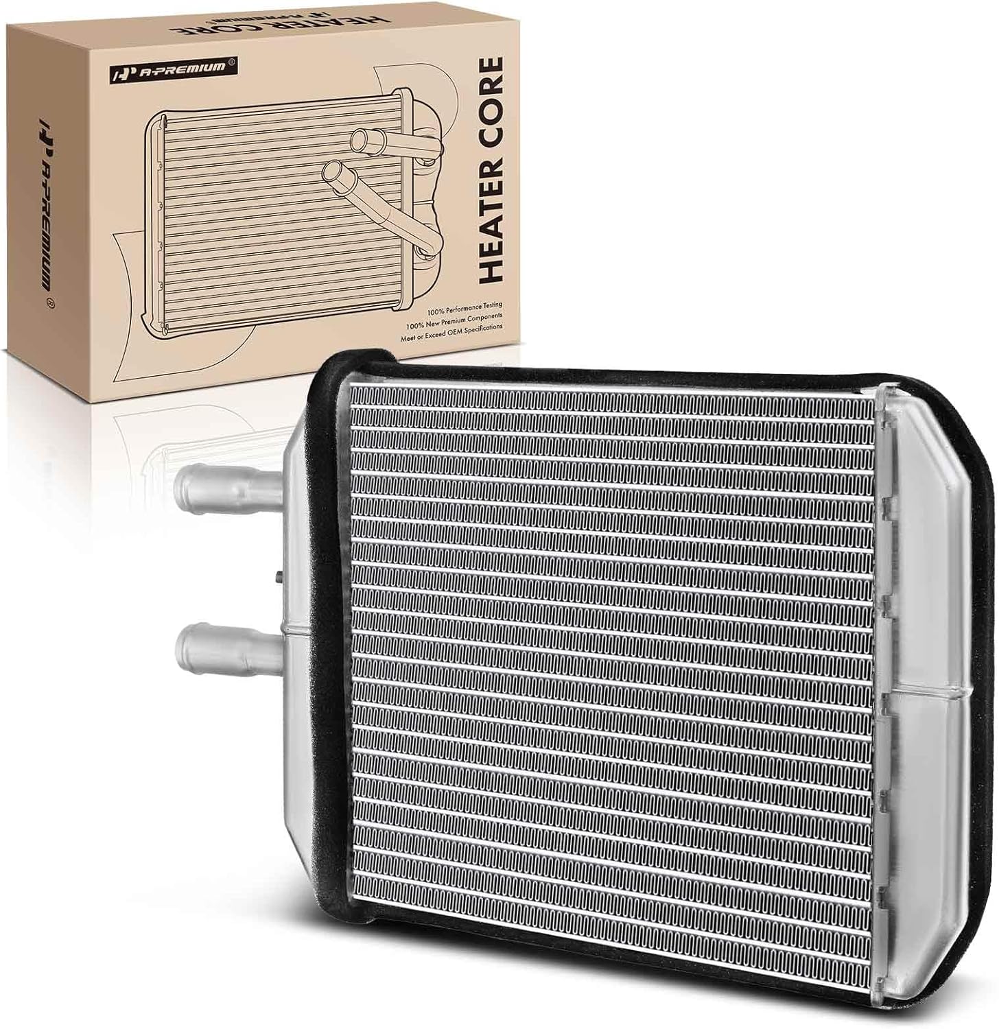 A-Premium HVAC Heater Core Compatible with Buick LeSabre, Reatta, Riviera, Electra & Cadillac Commercial Chassis, Fleetwood, DeVille, Allante & Oldsmobile 88, 98, Regency & Pontiac Bonneville