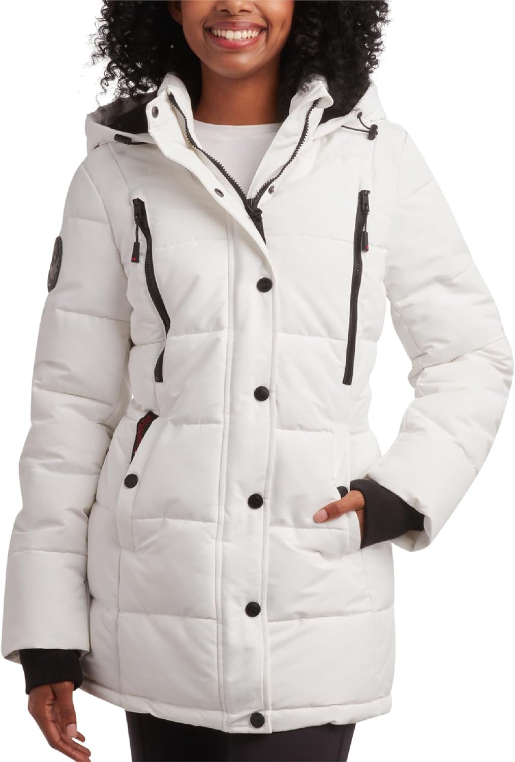 CANADA WEATHER GEAR Womens Winter Coat – Full Length Quilted Puffer Parka – Plus Size Heavyweight Maxi Jacket for Women, S-XL