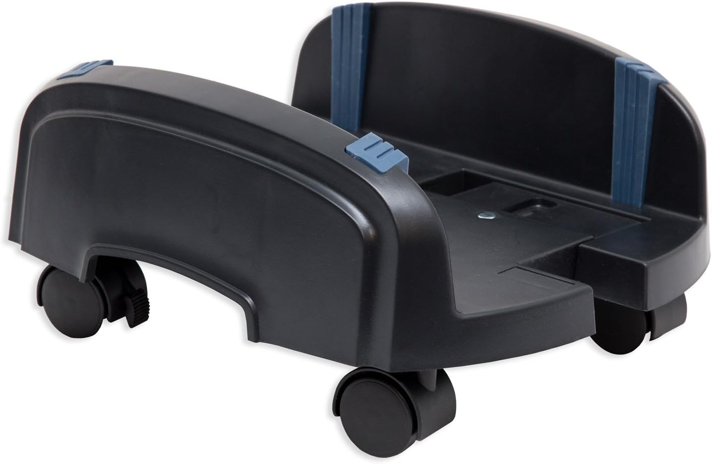 IO Crest Computer PC Stand for ATX Case with Adjustable Width 6.2" to 10" and 4 Caster Wheels, Hold up to 50 Lbs