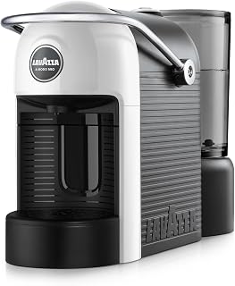 Lavazza, A Modo Mio Jolie EVO, Coffee Capsule Machine, Made from 36% Recycled Plastic, Compatible with A Modo Mio Pods, with Removable Cup Rest, Automatic Shut-Off, 1250 W, 220–240 V, 50–60 Hz, White