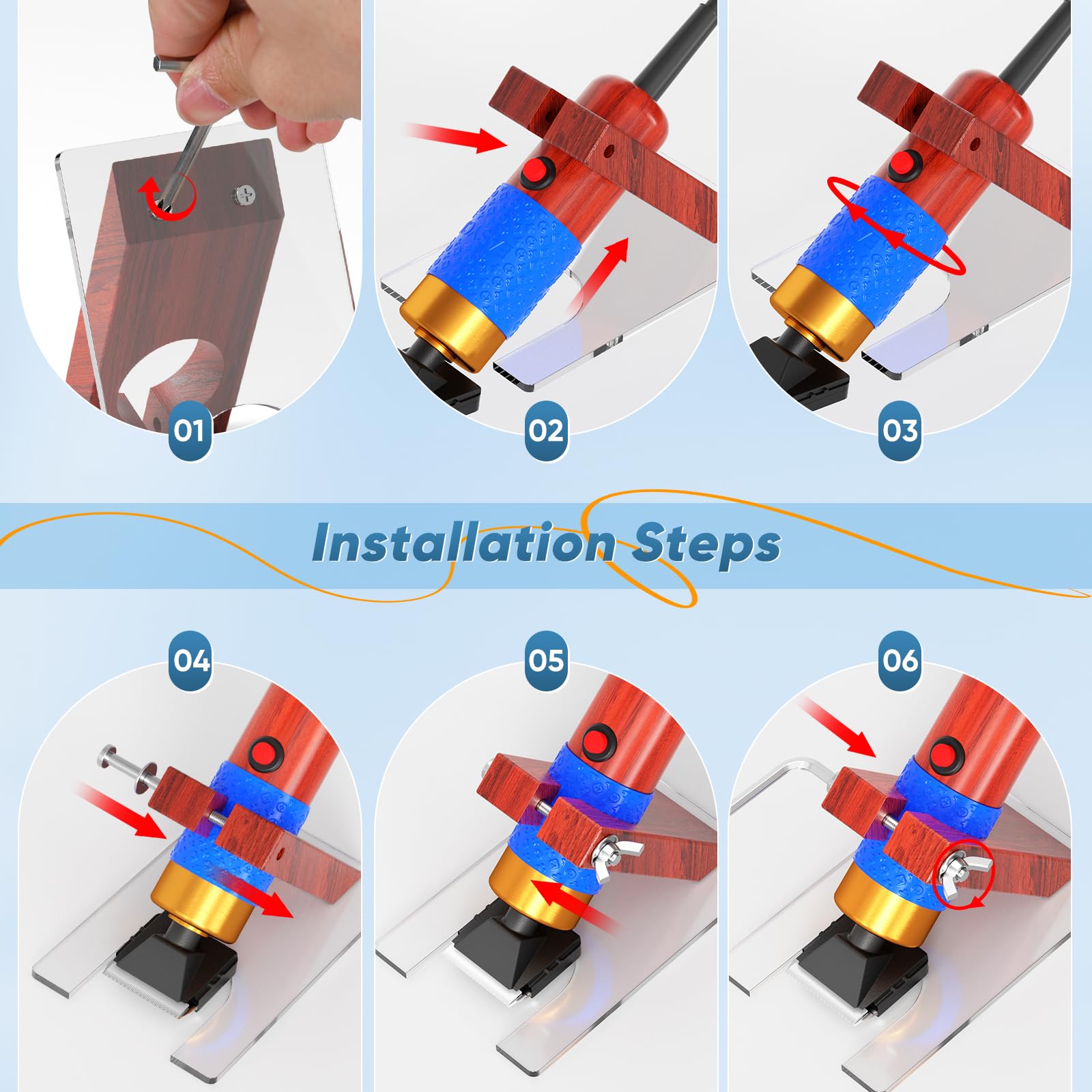 Tufting Gun Tufting Gun Starter Kit,Rug Tufting Gun Set with Trimmer, 2 in 1 Cut and Loop Tufting Machine,5-40 Stiche Elektrischer Teppich Tufting Gun, für Handwerk Teppich DIY Geschenk