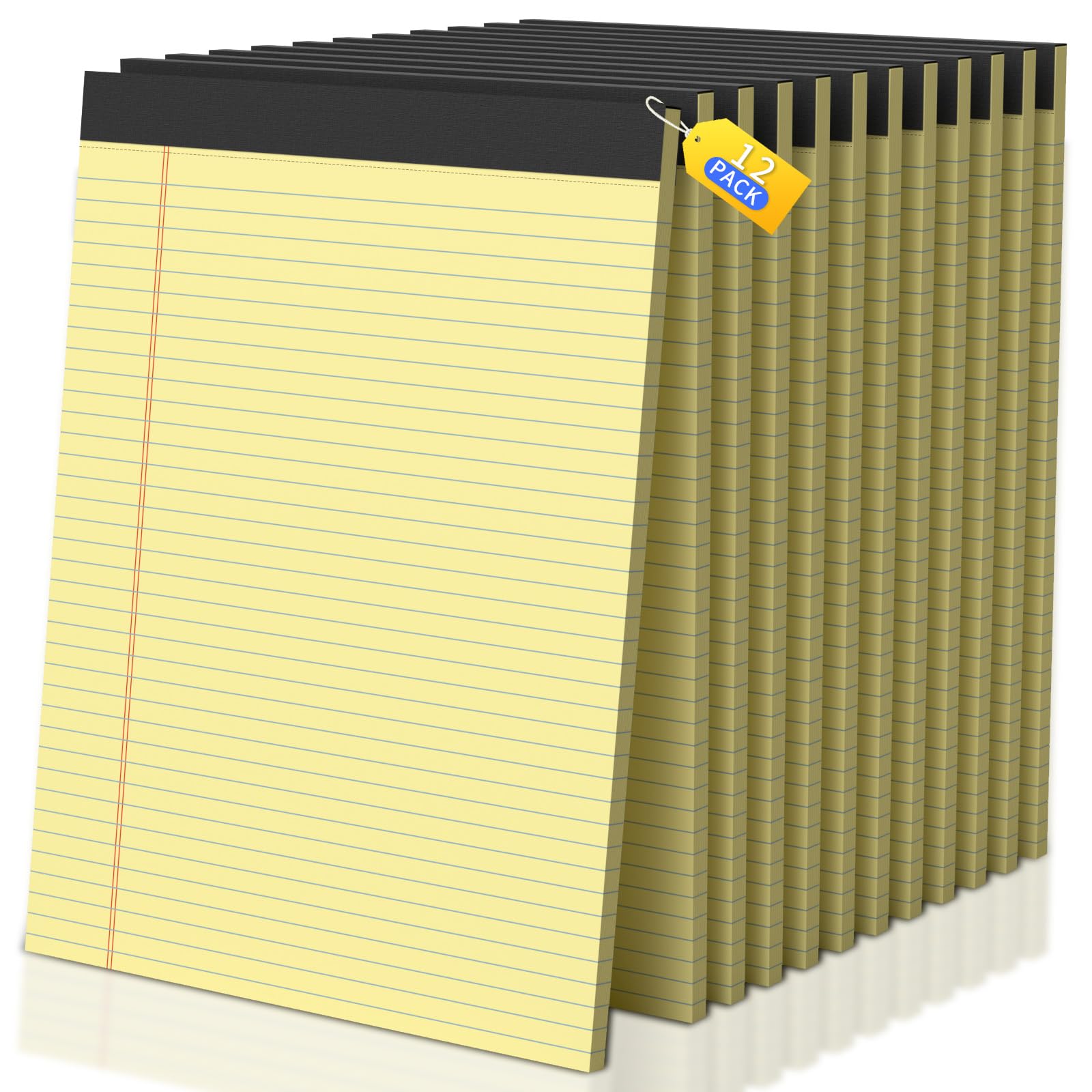 Cuadernos amarillos de 8.5 x 11.75 con hojas de alta visibilidad 7