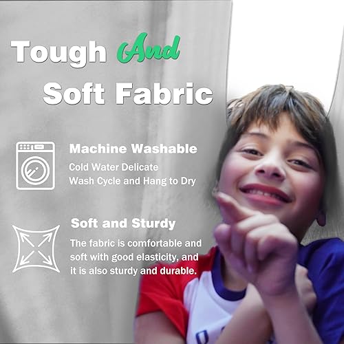 Miniatura 9 de Columpio sensorial para terapia de interiores, necesidades especiales, columpios para acurrucarse en el techo, hamaca de tela ajustable para