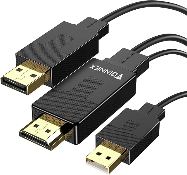 Kabel HDMI na DisplayPort, 2 m HDMI do DisplayPort kabel z USB/Audio, 4K 60 Hz HDMI in do DP Out, aktywny HDMI 1.4 to Display Port 1.2 do NS, Xbox One 360, PC, Dex Pad do monitora, TV 6,6FT