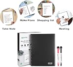 NEWYES Whiteboard Notebook Meeting Notebook Everlasting Dry Erase Board Letter Size
