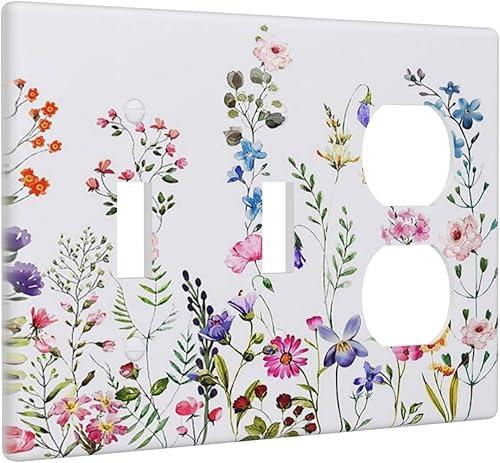 Miniatura 75 de Placa Decorativa de Pared Beige Boho de Mediados de Siglo Sol Abstracto 1-Gang Retro Años 70 Arte Geométrico Moderno con Arco Eléctrico Interruptor