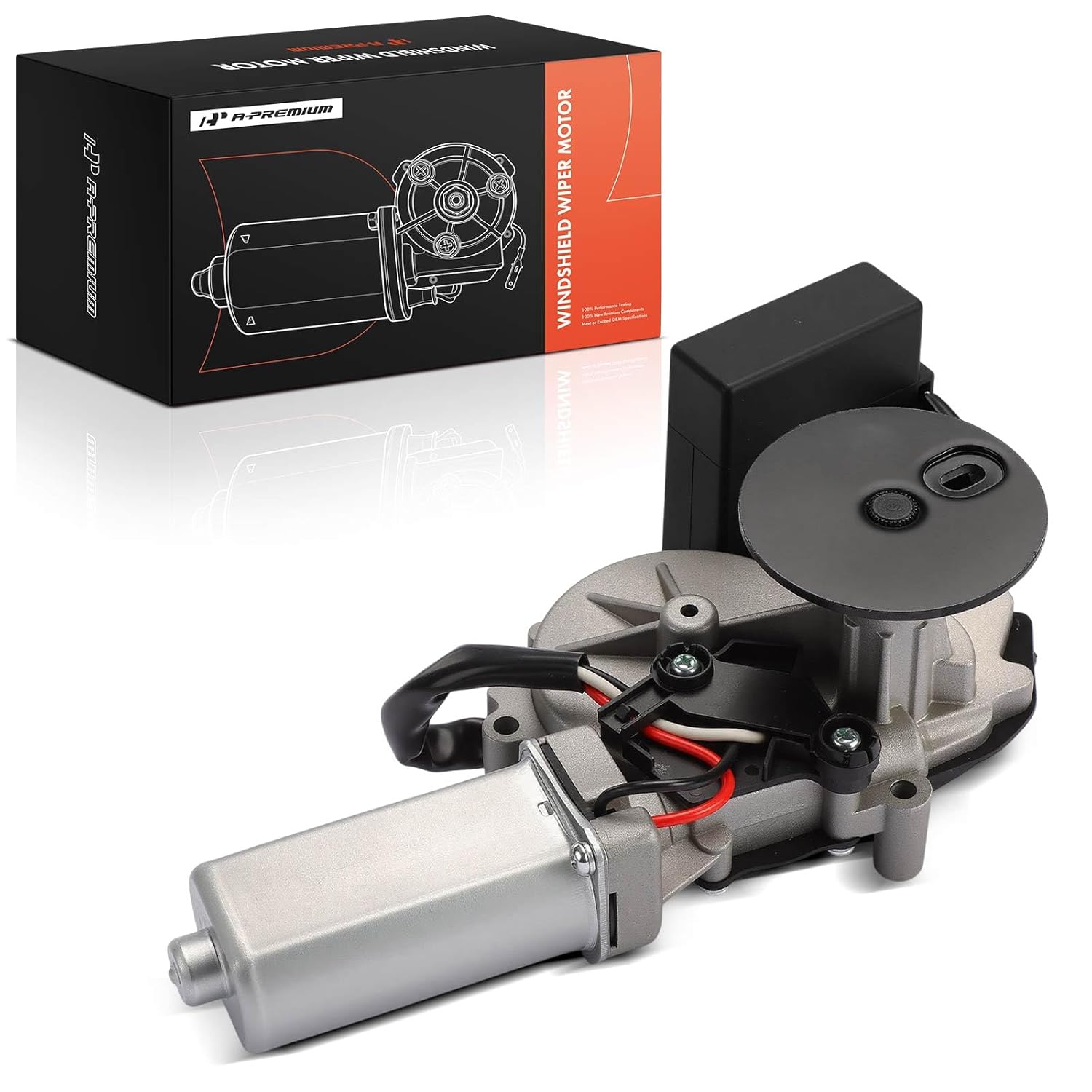 A-Premium Rear Windshield Wiper Motor Compatible with Ford Expedition & Lincoln Navigator, 2009-2014