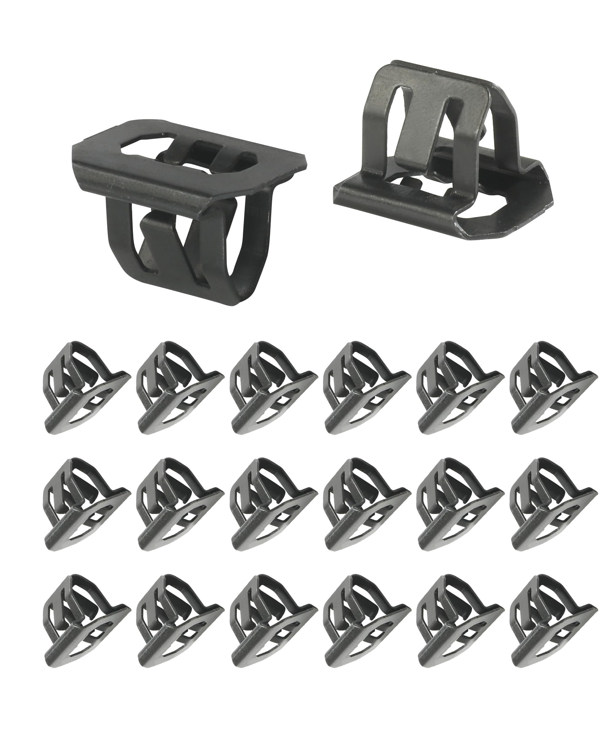 UBOG 20PCS Car Accessories Grille Clips, Automotive Metal Retainer Clips, Bumper Cover Front Replacement, Replace #15078238 700-053