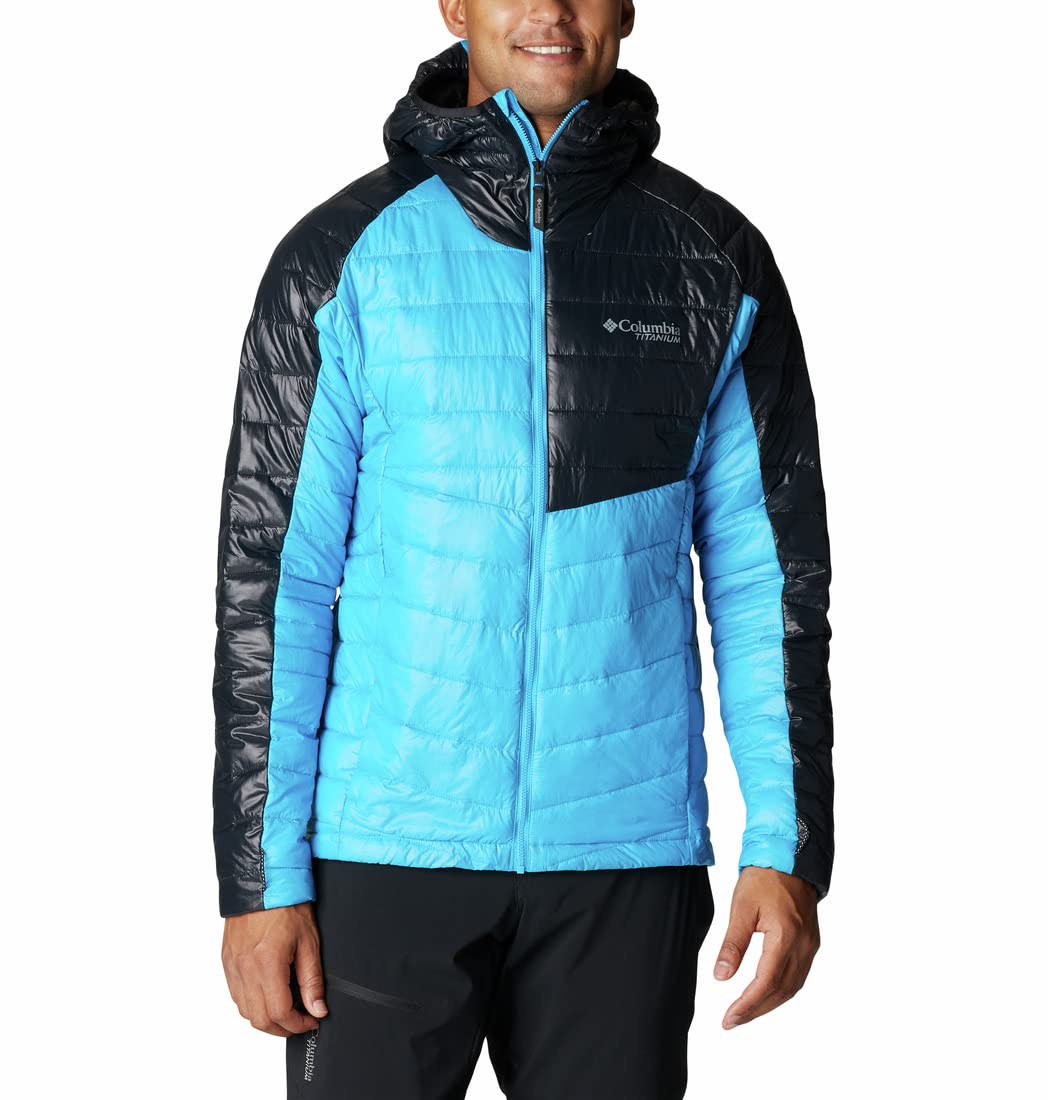 Men Omni-Heat Inifnity Platinum Peak Hooded Hiking and Trekking Down Jacket-image-30