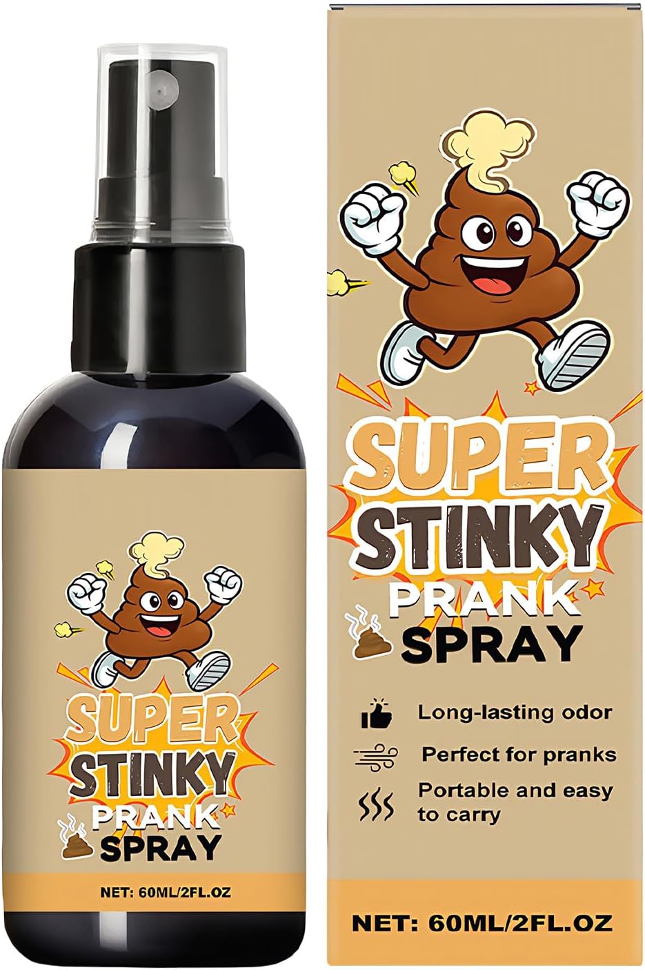 Smelly Spray – 60 ml Fun Accessory, Liquid State Fart Spray | Suitable For Adults, Children, Parties, Hween, April Fool's Fools, Boys And Girls