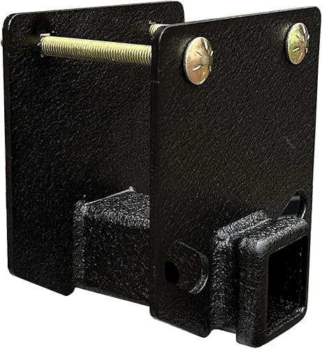 Miniatura 4 de Receptor de enganche para parachoques de autocaravana, adaptador de 2 pulgadas, apertura de 3500 libras, textura de capacidad, color negro,