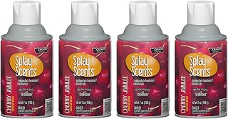 Champion Sprayon SprayScents Metered Air Freshener Refill 7 oz, Odor Control Fragrance, Cherry Jubilee (4 Pack)