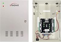 Vista 10 de Visionis VS-AXESS-4ETL Versión 2.0 Sistema de control de acceso a red de cuatro puertas Panel Panel controlador y gabinete de fuente de alimentación