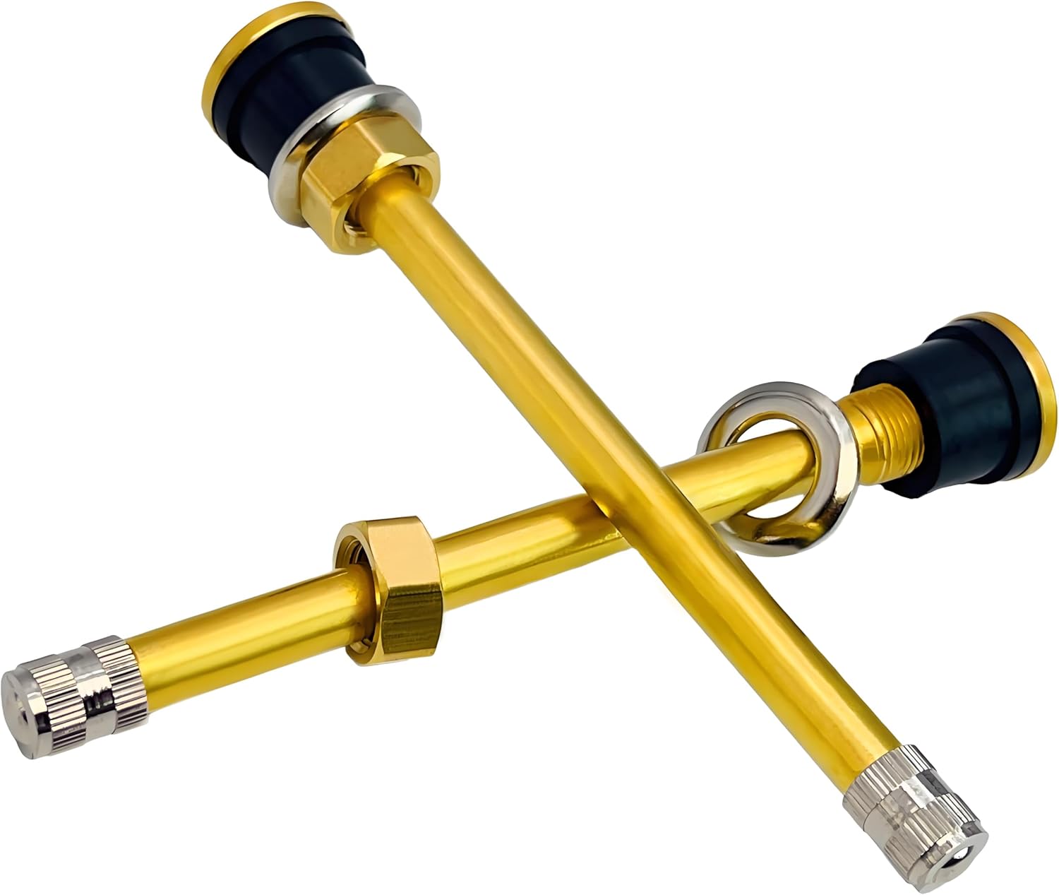 20Pieces TR572 Truck Tire Valve Stems,Brass Commercial 3-3/4 Valve Stems for Rim Φ.625" (10 Pack), Replacement Brass Clamp-in Valve Stem for Truck and Bus