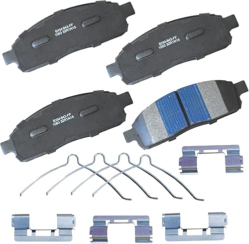 Vista 176 de Bendix Premium SBM8 - Pastillas de freno semimetálicas Premium para modelos seleccionados Buick Special, Camaro, Corvette, Phaeton, Olds F85, Vista