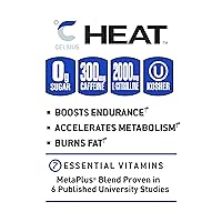 Vista 16 de CELSIUS HEAT - Bebida energética de alto rendimiento, cero azúcar, sabor cereza y lima