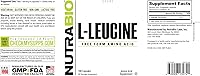 Vista 3 de NutraBio Suplemento de L-leucina - Aminoácido óptimo para el crecimiento muscular y la recuperación - Suplemento de aminoácidos de leucina
