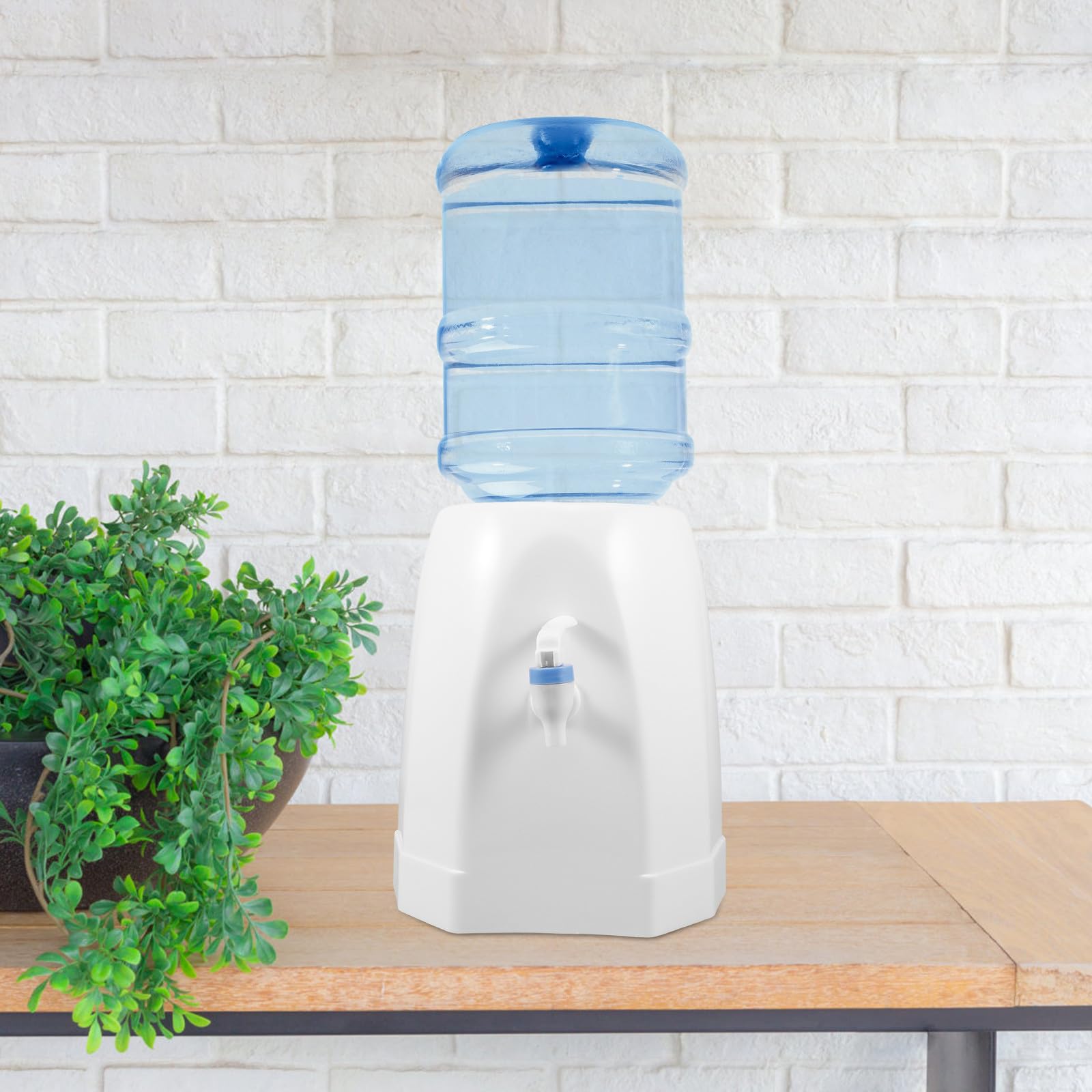 Alipis Kleiner Tisch Kaltwasserspender mit Wasserhahn Kompakter Tragbarer Wasserspender aus Stabilem Material für Zuhause Büro und Camping