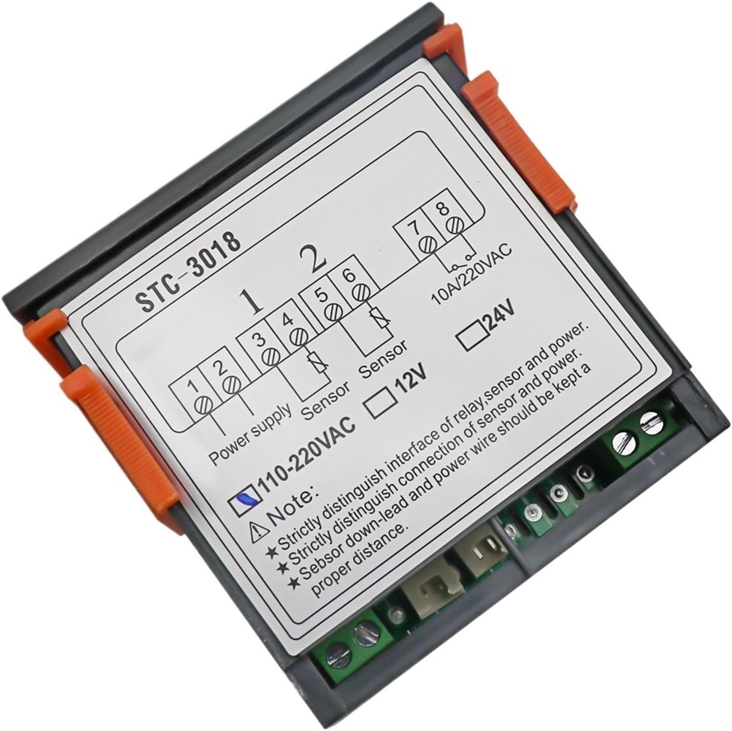 STC-1000 STC-3008 STC-3018 STC-3028 LED Digital Temperature Controller Thermostat Thermoregulator Incubator 12V 24V 110V 220V(STC-1000 AC110-220V)