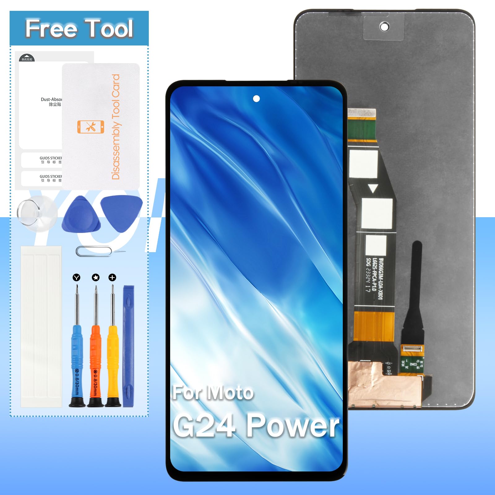 Amazon.com: Screen Replacement for Motorola Moto G24 Power / G24