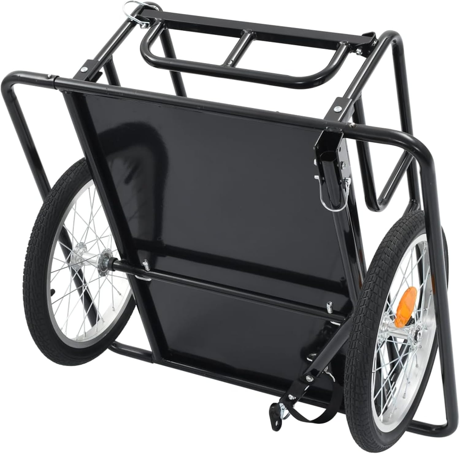 Bike Cargo Trailer 130x73x48.5 cm Steel Black