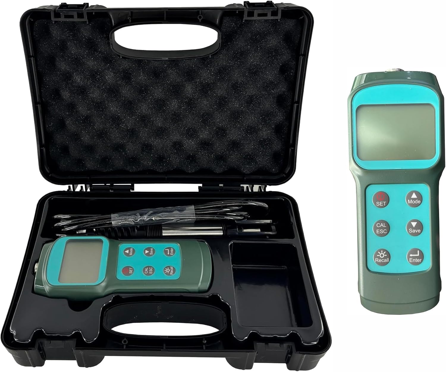 Portable Optical Dissolved Oxygen Meter with 3.5m Probe Dissolved Oxygen Measurement Range 0~15mg/L or 0~119.9% Solution 0.1 (mg/L) Altitude Compensation 0~1000m 99 points Records