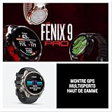 Garmin fēnix 9 Pro, Montre connectée GPS Multisports Pro, 47mm, Graphite - 8