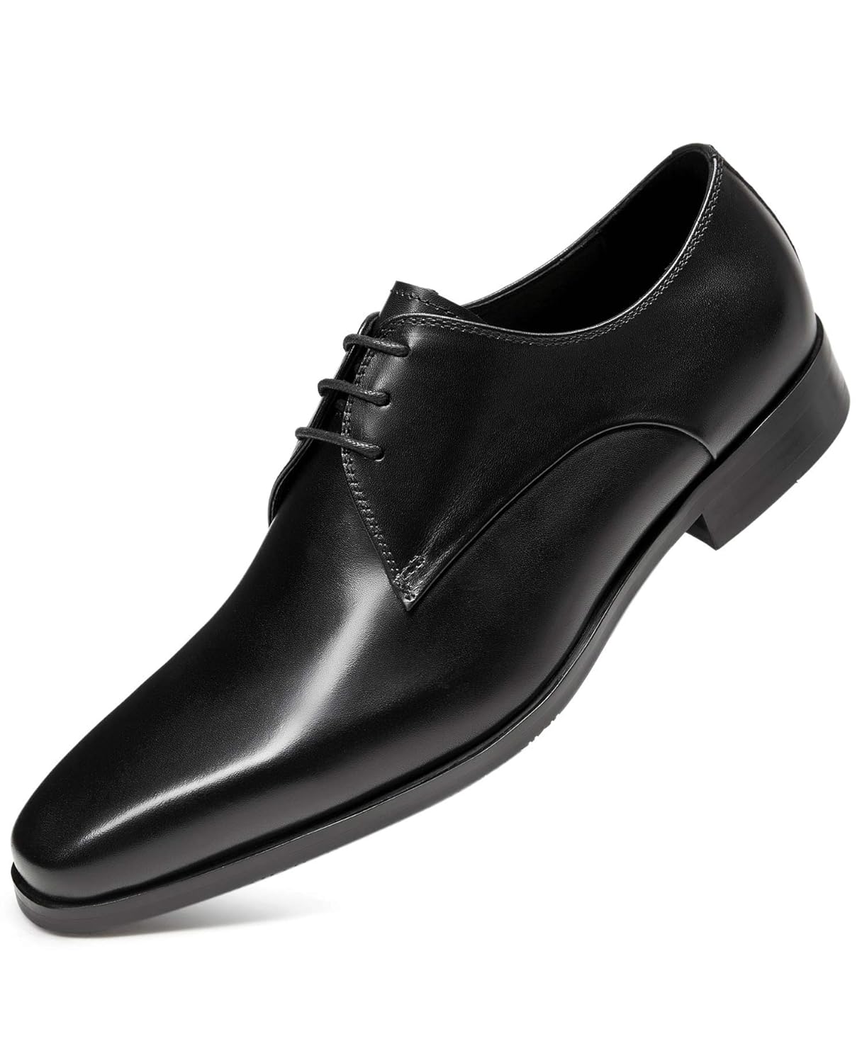Sapato social masculino Oxford de couro genuíno