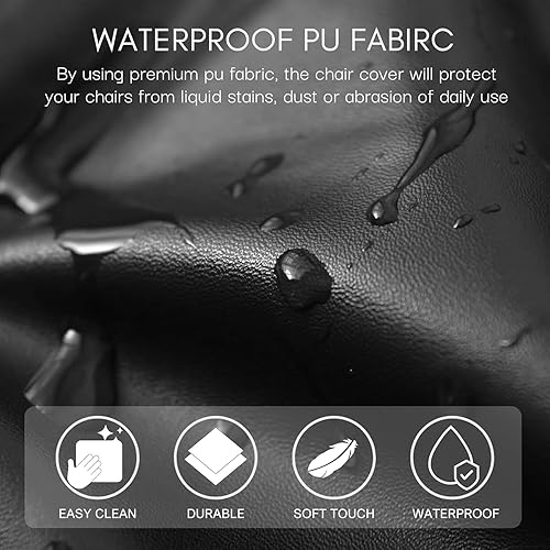 Vista 118 de SearchI Funda para banco de comedor, fundas largas elásticas y lavables para asiento de banco de banco rectangular, para comedor, sala de estar