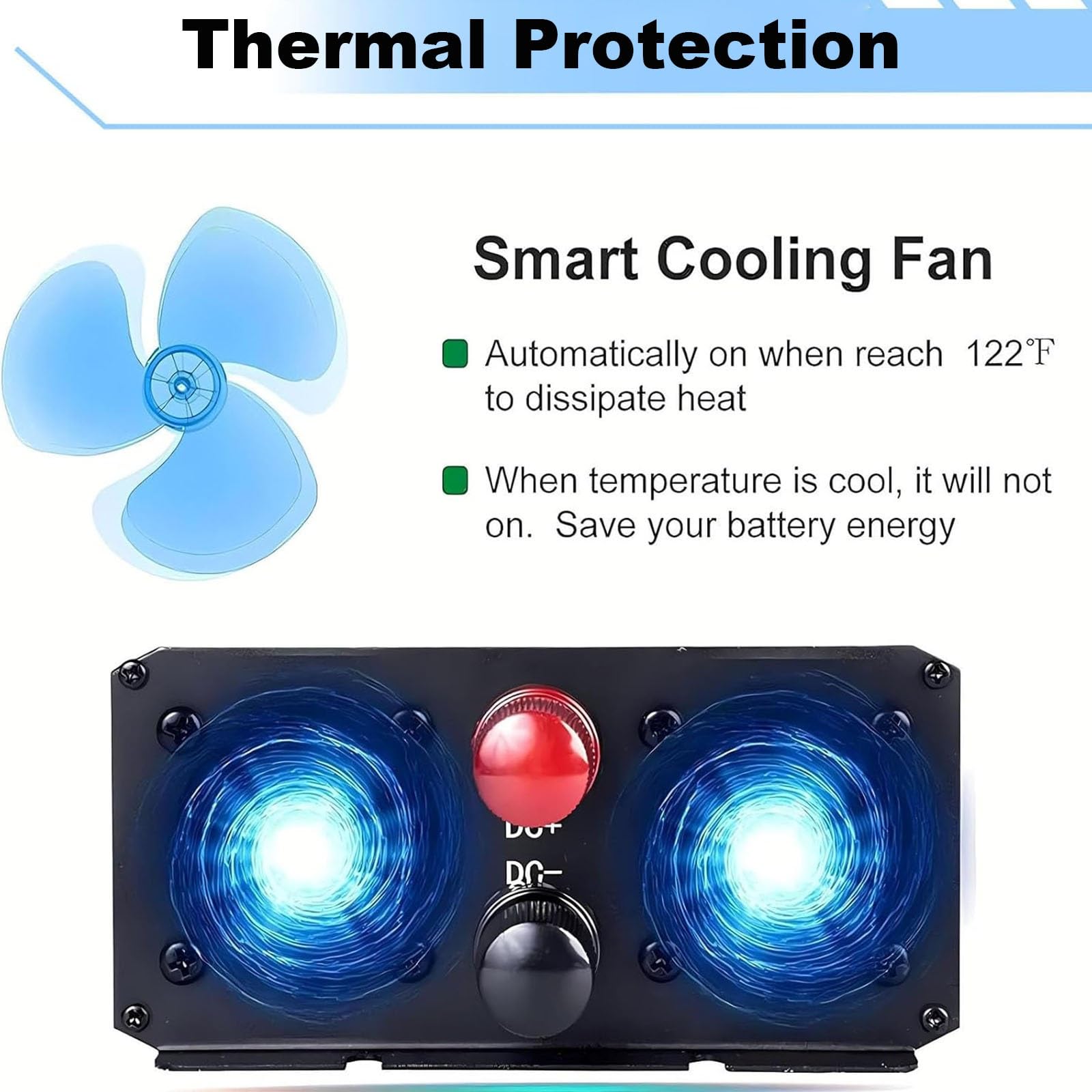 Przetwornica Napięcia Czysty Sinus 5000W-12000W 12V-96V z Chłodzeniem i Ochroną, Zastosowanie w Samochodzie, Domu i Instalacji Fotowoltaicznej(12000W,96V)