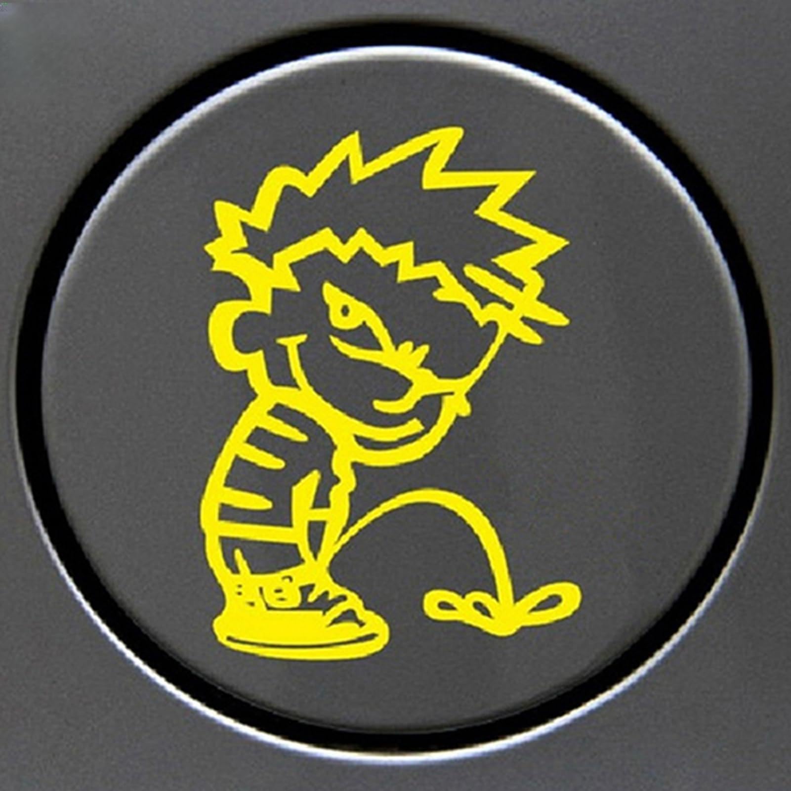 matumou Waterproof Funny Naughty Boy Car Rear Windshield Door Lid Sticker Decal