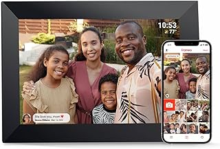 PRAKTICA Cornice fotografica digitale da 10 pollici 1280 x 800 con Wi-Fi e software Frameo