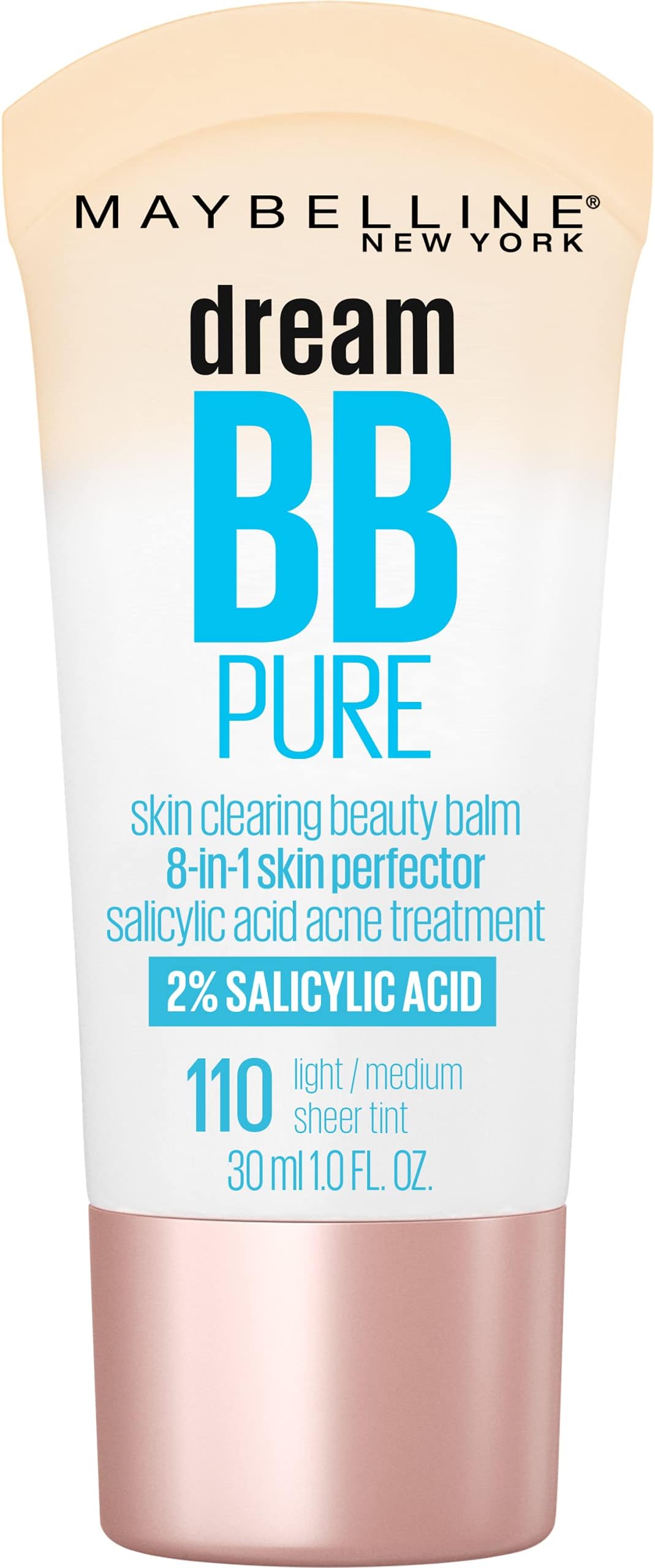 Maybelline Dream Pure BB Cream, Light/Medium, 1 Ounce