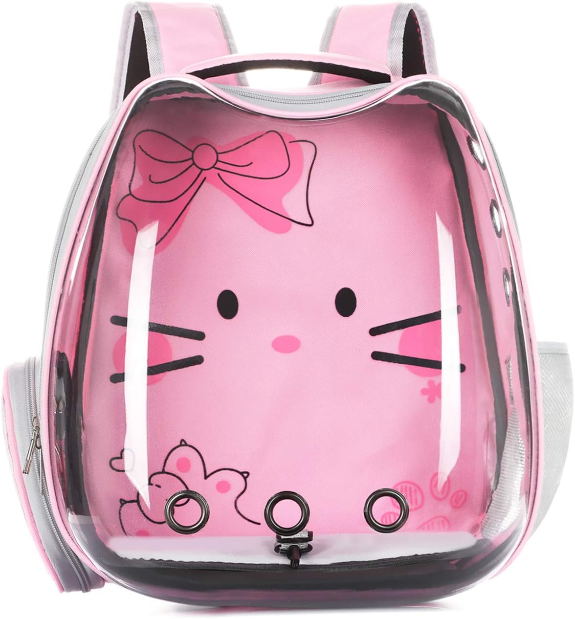Cat Backpack Carrier Bubble Carrying Bag, Small Dog Backpack Carrier for Small Medium Dogs Cats, Space Capsule Pet Carrier Dog Hiking…