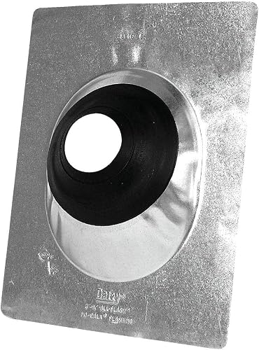 Oatey 3 in. to 4 in. Galvanized All-Flash No-Calk 12 in. x 15 in. Base Roof Flashing