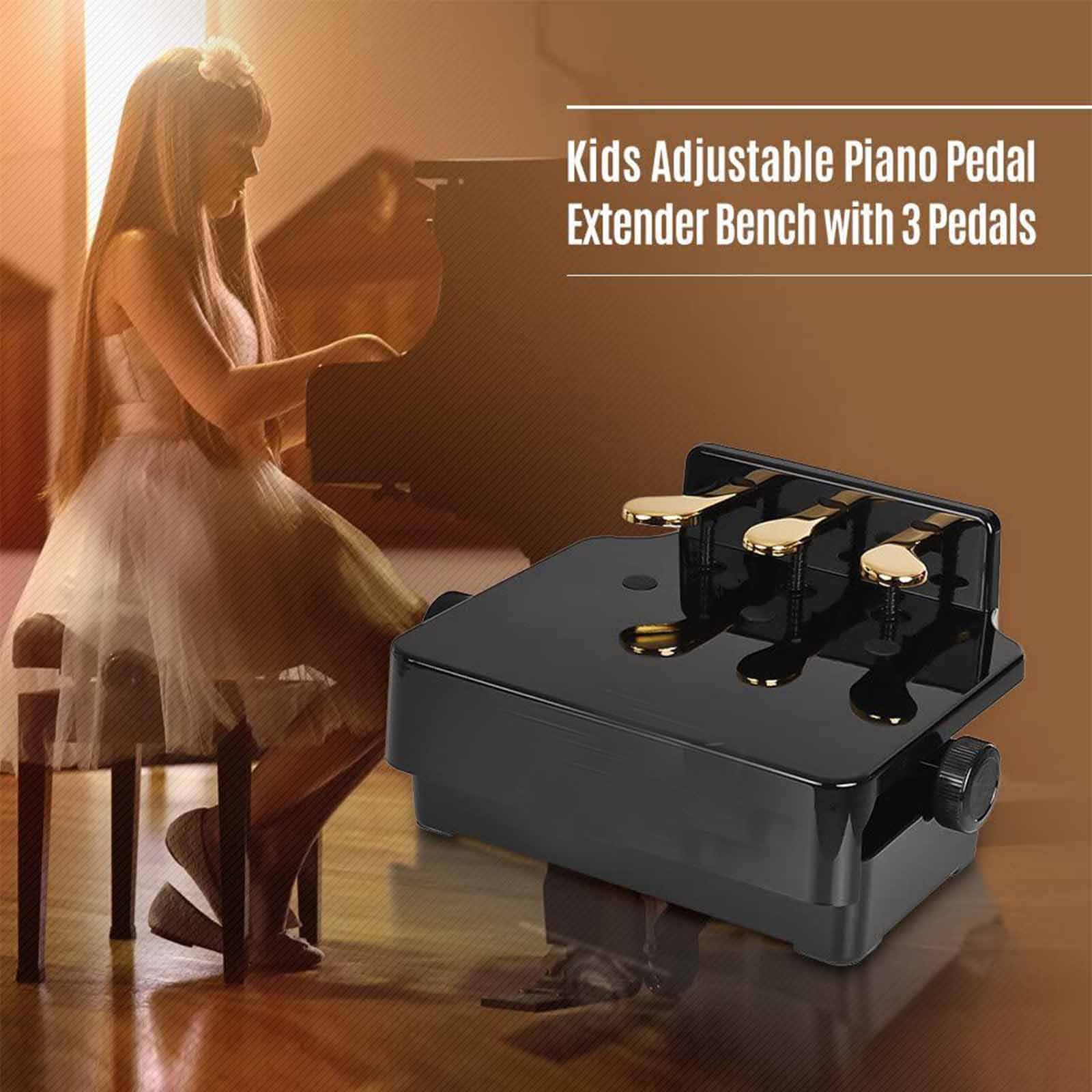 practice pedal piano ZZRLQJ Bench, liftable Height-Adjustable Children's Piano Pedals, 3-Pedal Design Height-Assist Booster, Wooden Lacquered Pedals for Bench Sustaining Pedals. (Black.), 1 : Musical Instruments faq Color:X11-LENS-RevoWhiteIceBlue Nitro Motors Apollo 49ccm