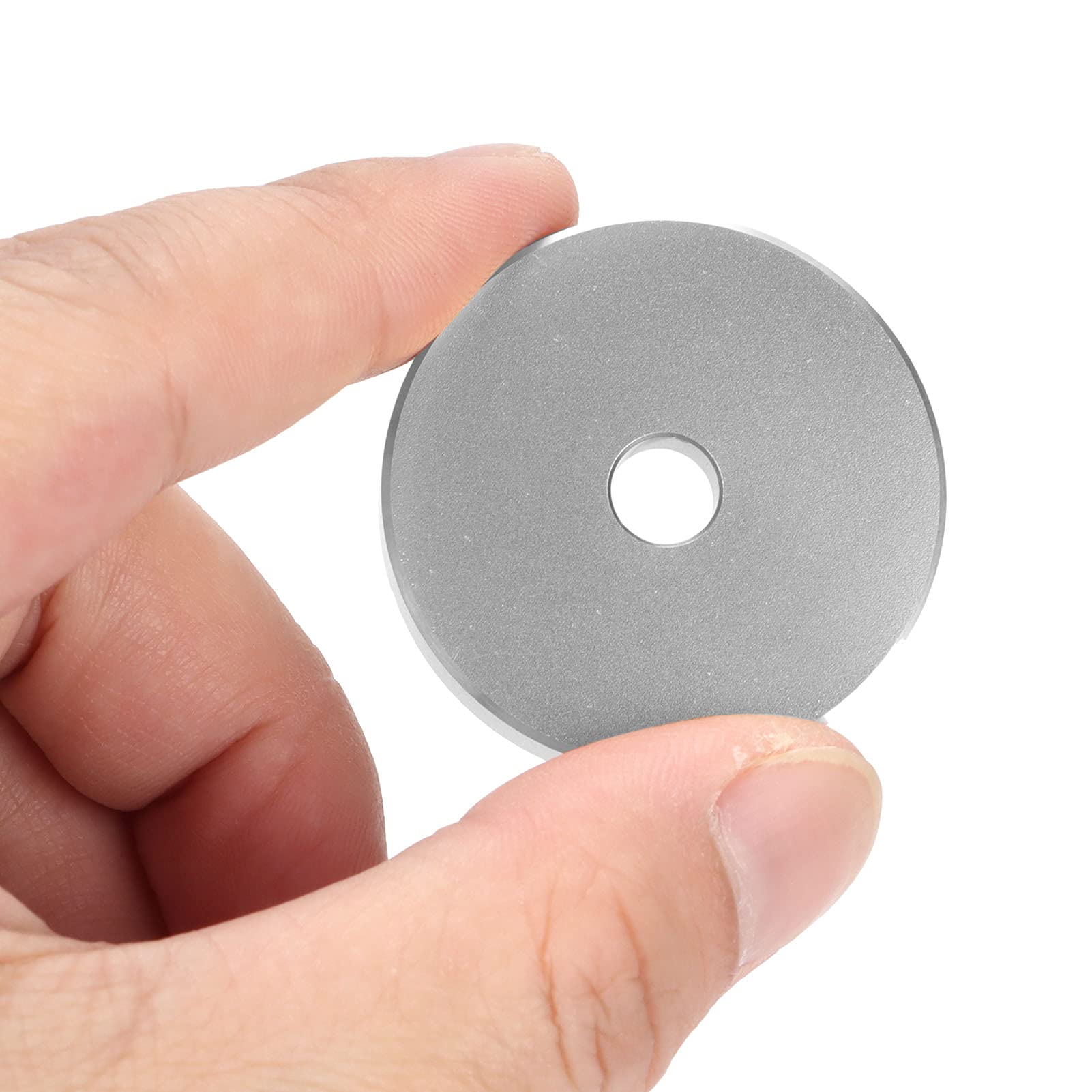 Adapter 45 obr./min do płyt 7-calowych, gramofon 45 obr./min, adapter do większości płyt Big Hole (srebrny)