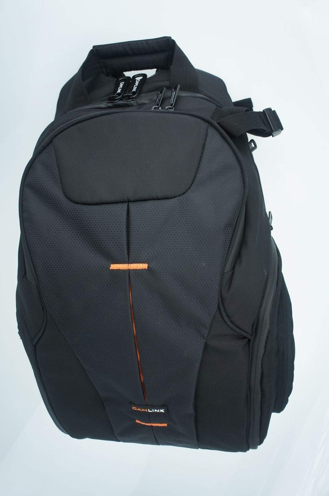 CAMLINK29 x 15 x 41 cm Backpack for Camera - Black/Orange