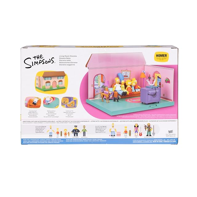 Foto 6 de 7 de Jakks Pacific - Playset Salón de la Familia Los Simpsons, Jakks Pacific