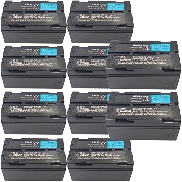 10pcs/Pack 7.2V 5240mAh BDC70 Lithium ion Rechargeable Battery for Sokkia Total Stations/GPS, Robotic Total Stations and GNSS Receivers