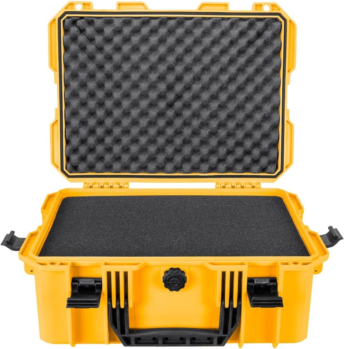 Eylar 18" Intact Series Hard Camera Case, Lightweight and Durable Stacker Design with Foam (Yellow)