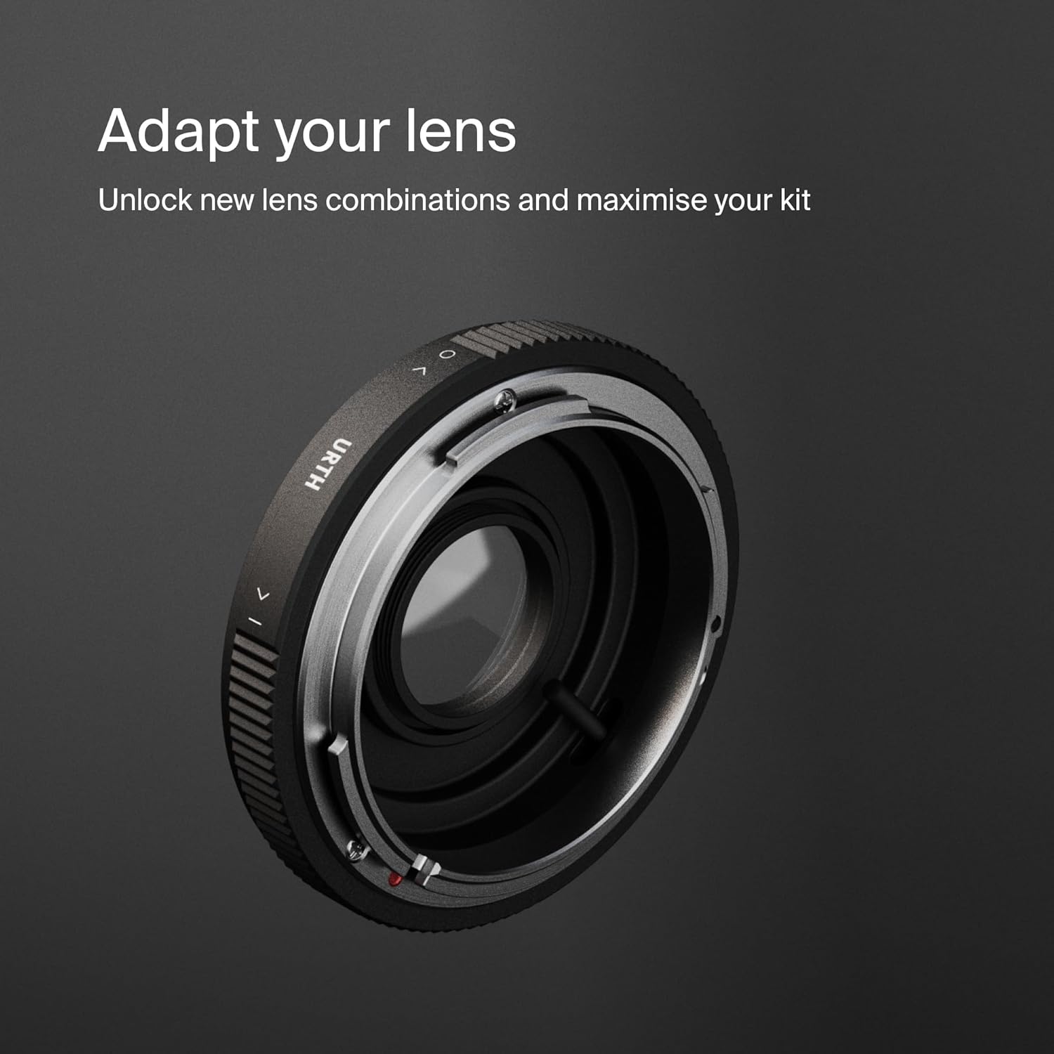 Urth Lens Mount Adapter: Compatible for Nikon F Camera Body to Canon FD Lens (with Optical Glass)