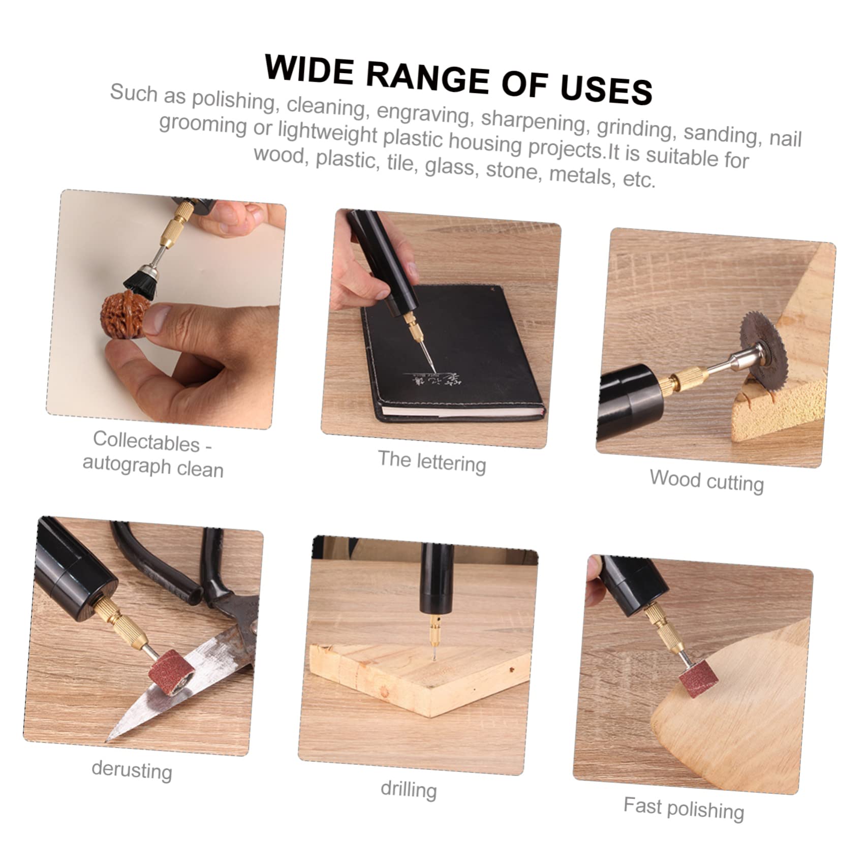 HOMSFOU 345pezzi Mini Trapano Elettrico Cordless Per Incisione e Lavori Di Finitura Completo Con Accessori Per Usb Ricaricabile Leggero e Versatile Per Hobby e Fai Te