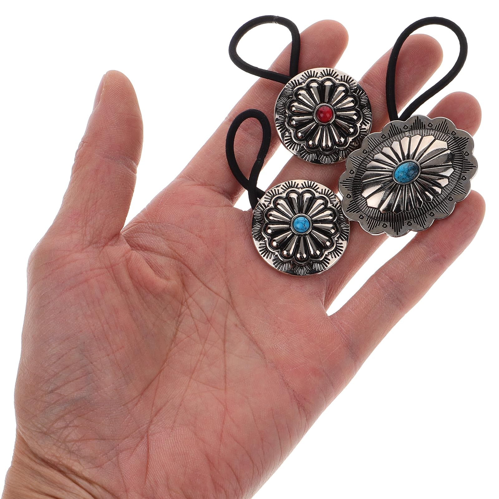 Amazon.com : Metal Hair Ties Metal Hair Clips Turquoise  display picture 2