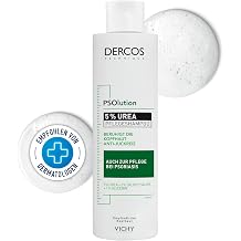 Vichy Dercos Psolution Pflegeshampoo Beruhigendes Pflegeshampoo mit 5 % Urea gegen trockene juckende Kopfhaut   f r empfindliche Kopfhaut geeignet 200 ml