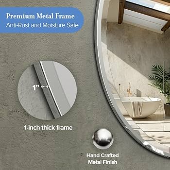 Amazon.co.jp: Gatco 1820 フラッシュマウントミラー 高さ27.5