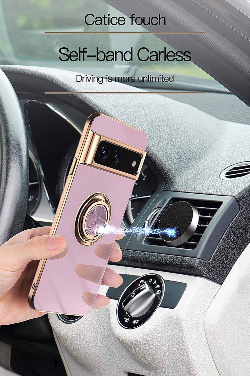 UPLAI Mode Coque Pour Google Pixel 8A, Très Mince Conception