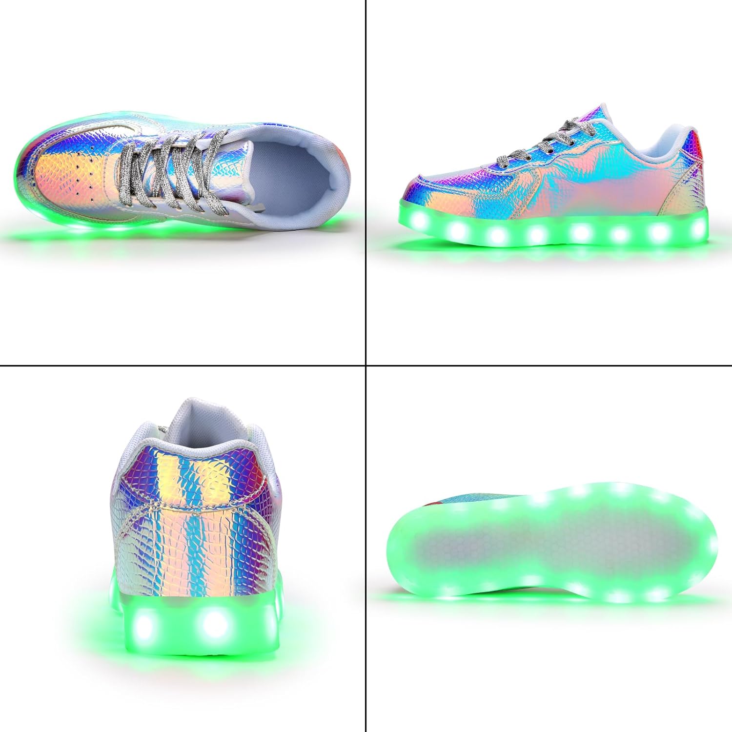Light Up Shoes Men Women LED Shoes USB Charging Adult High Top LED Sneakers Glow in The Dark Footwear for Dancing Party Festivals - Image 5