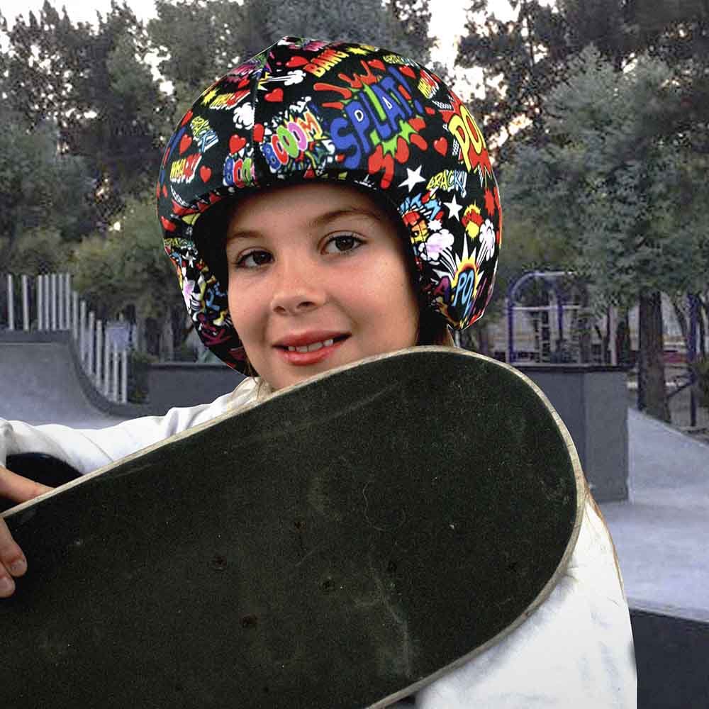 COOLCASC® - Funda para Casco Universal - Funda Casco esquí - Personaliza tu Casco con una llamativa y Divertida Funda Protectora - Talla única - Regalos niños
